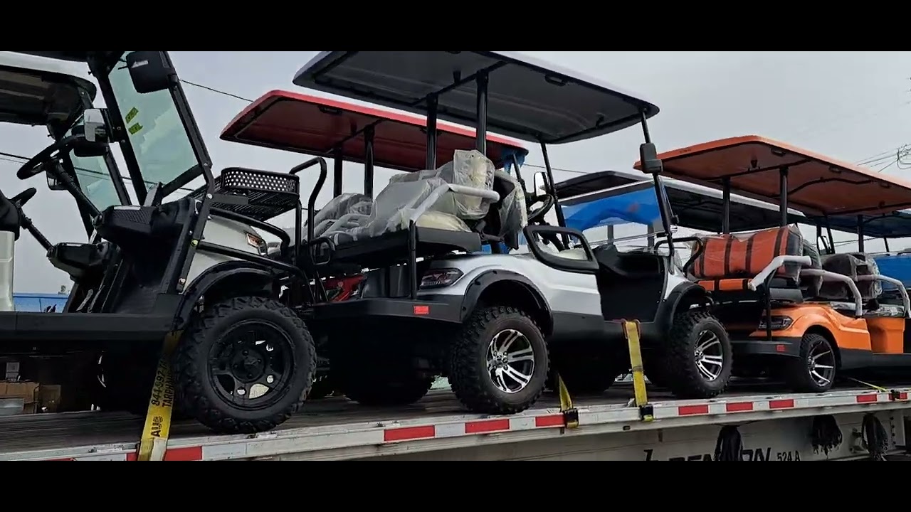 #golfcart delivery day for our #costco event in #sanluis #icon #epic #streetlegal