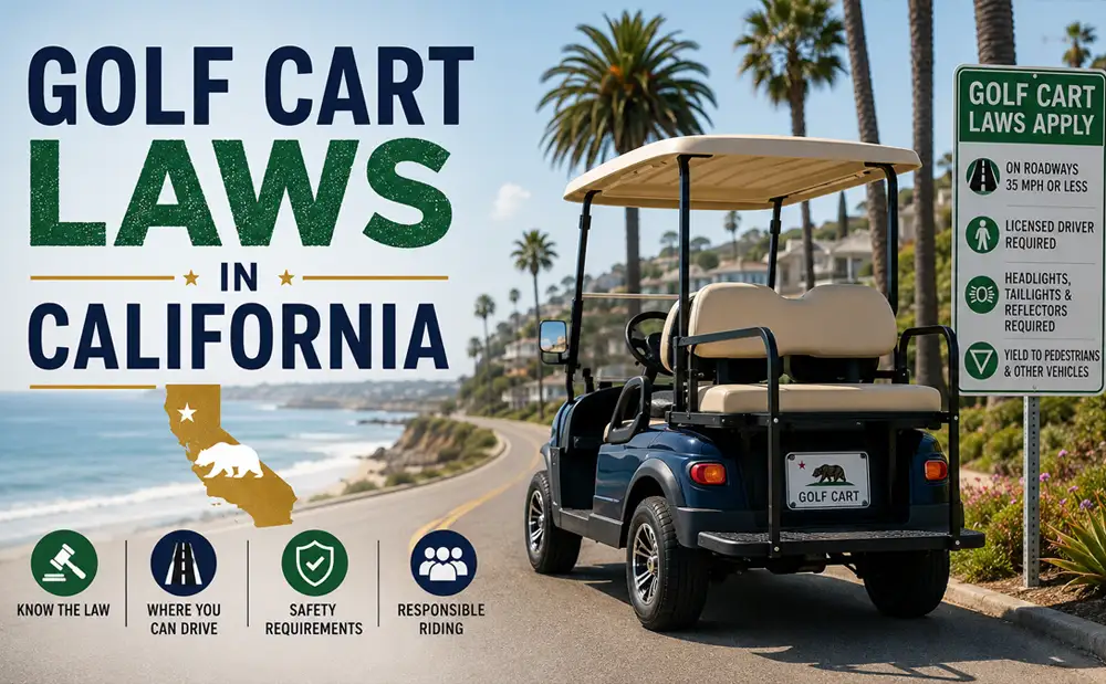 You are currently viewing Golf Cart Laws in California (2026): LSV Registration, DMV Rules & Canyon Lake Guide