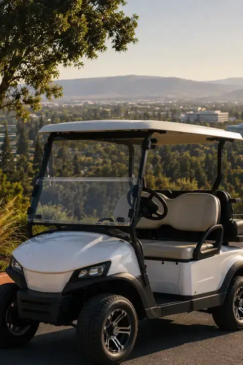 golf carts in Silicon Valley