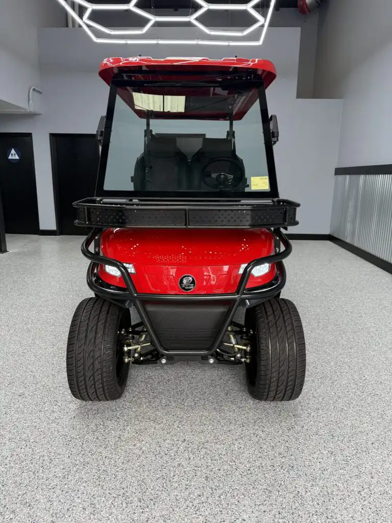 2025 Epic E40L Golf Cart frontt headlights