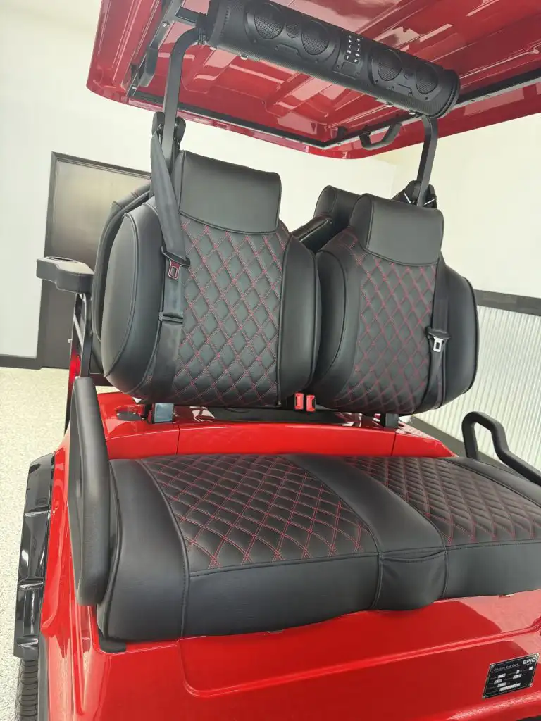 2025 Epic E40L Golf Cart 4 passenger seating