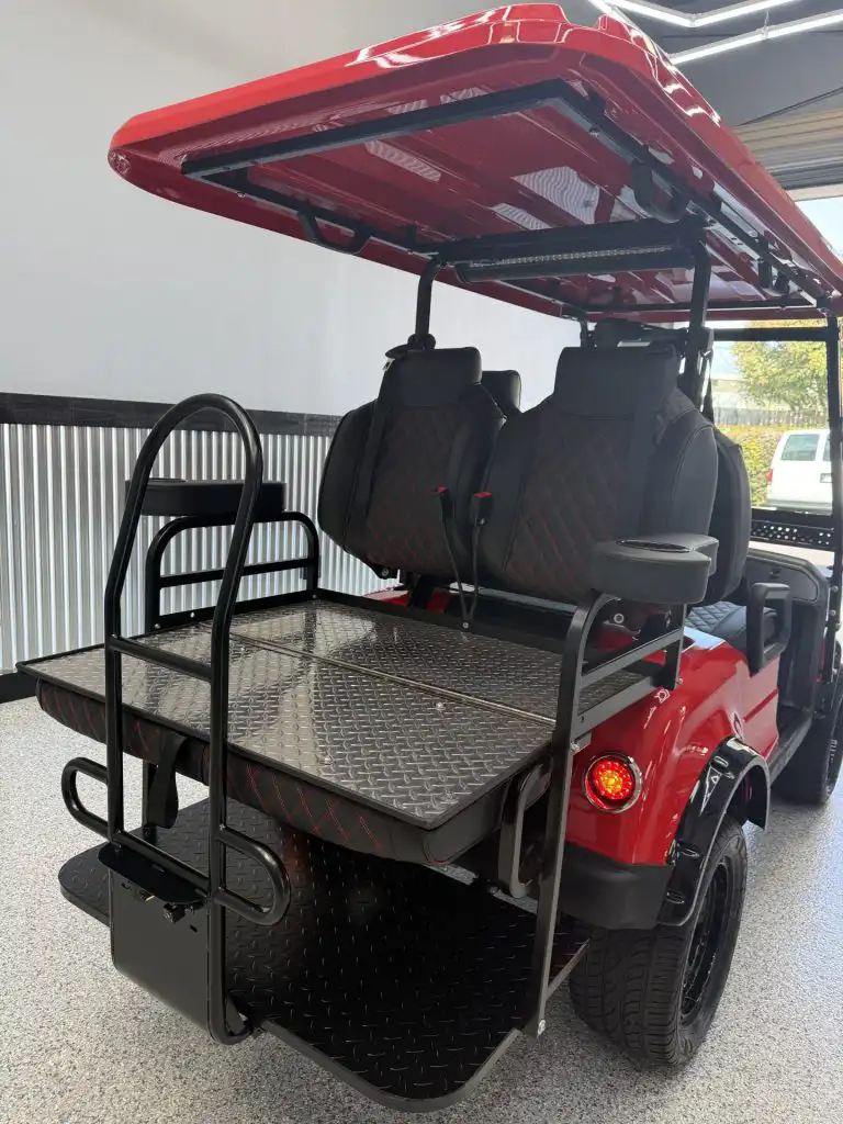 2025 Epic E40L Golf Cart flat bed