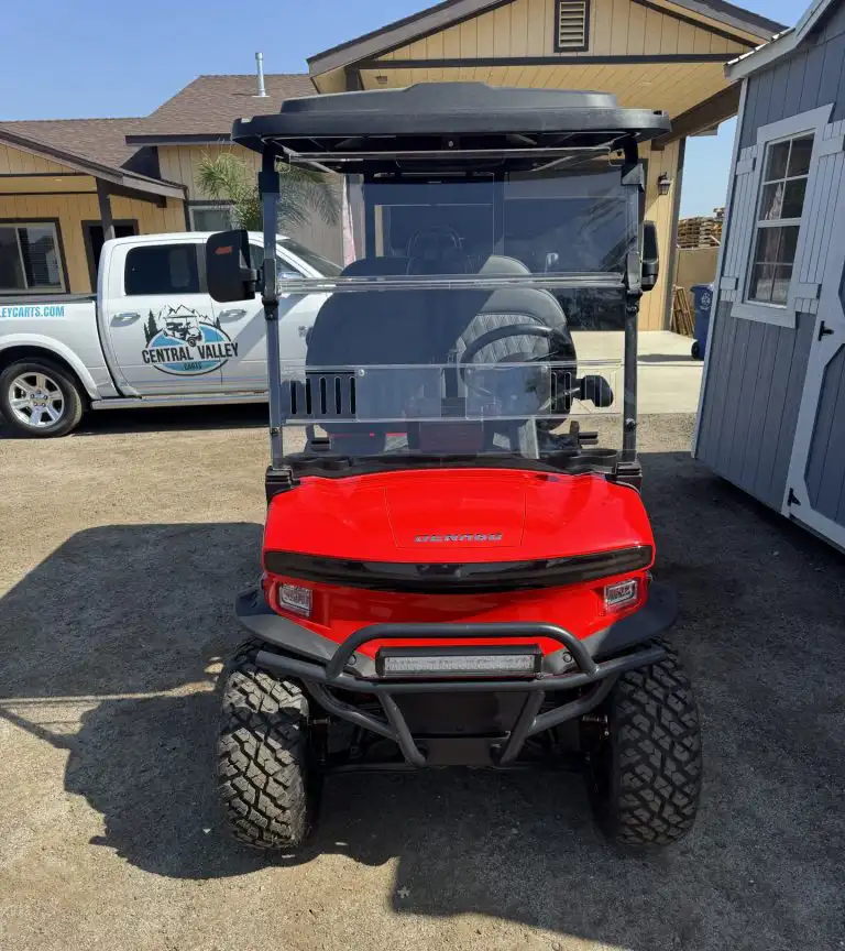 denago rover xl golf cart front