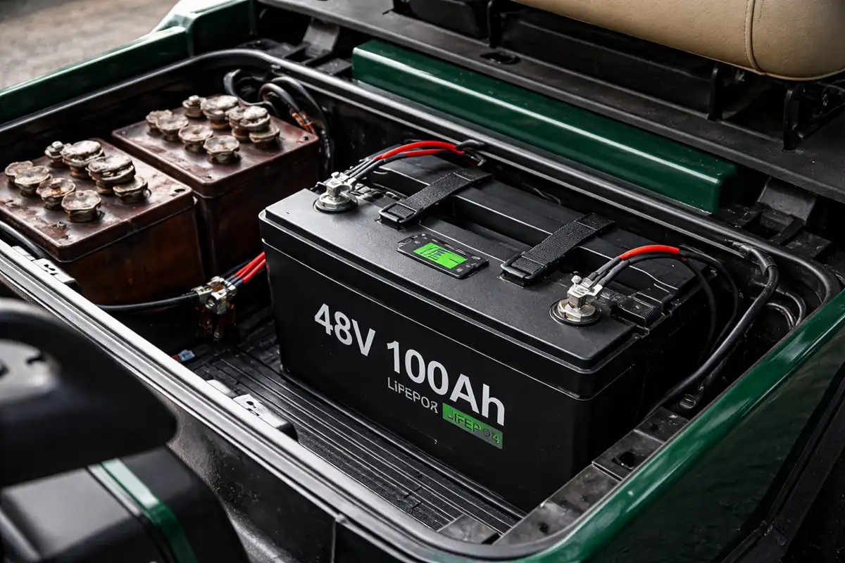 Read more about the article 48V Golf Cart Batteries: Lead-Acid vs LiFePO4 for Everyday Use