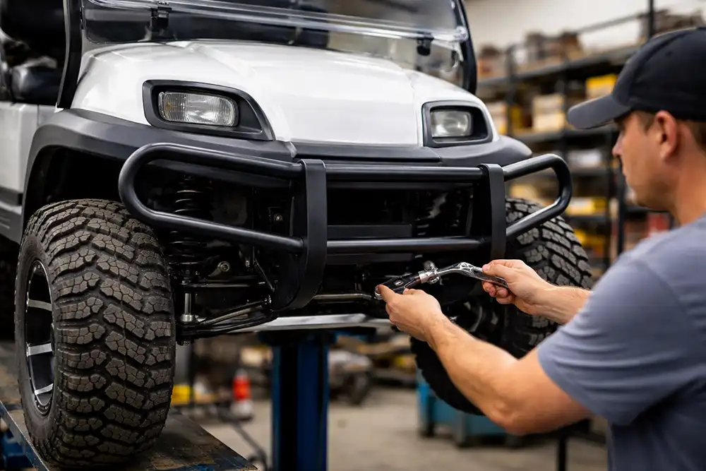 Read more about the article How to Install a Golf Cart Brush Bar (Complete Customization Guide)
