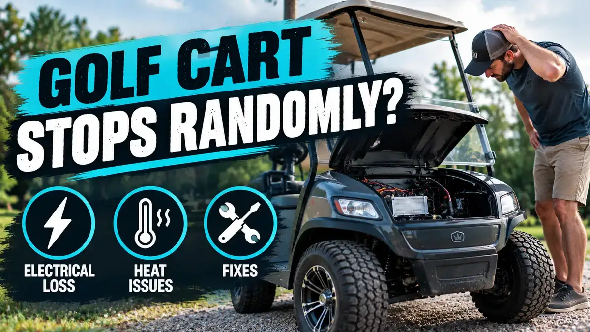 You are currently viewing Golf Cart Stops Randomly? Causes, Tests, and Fixes